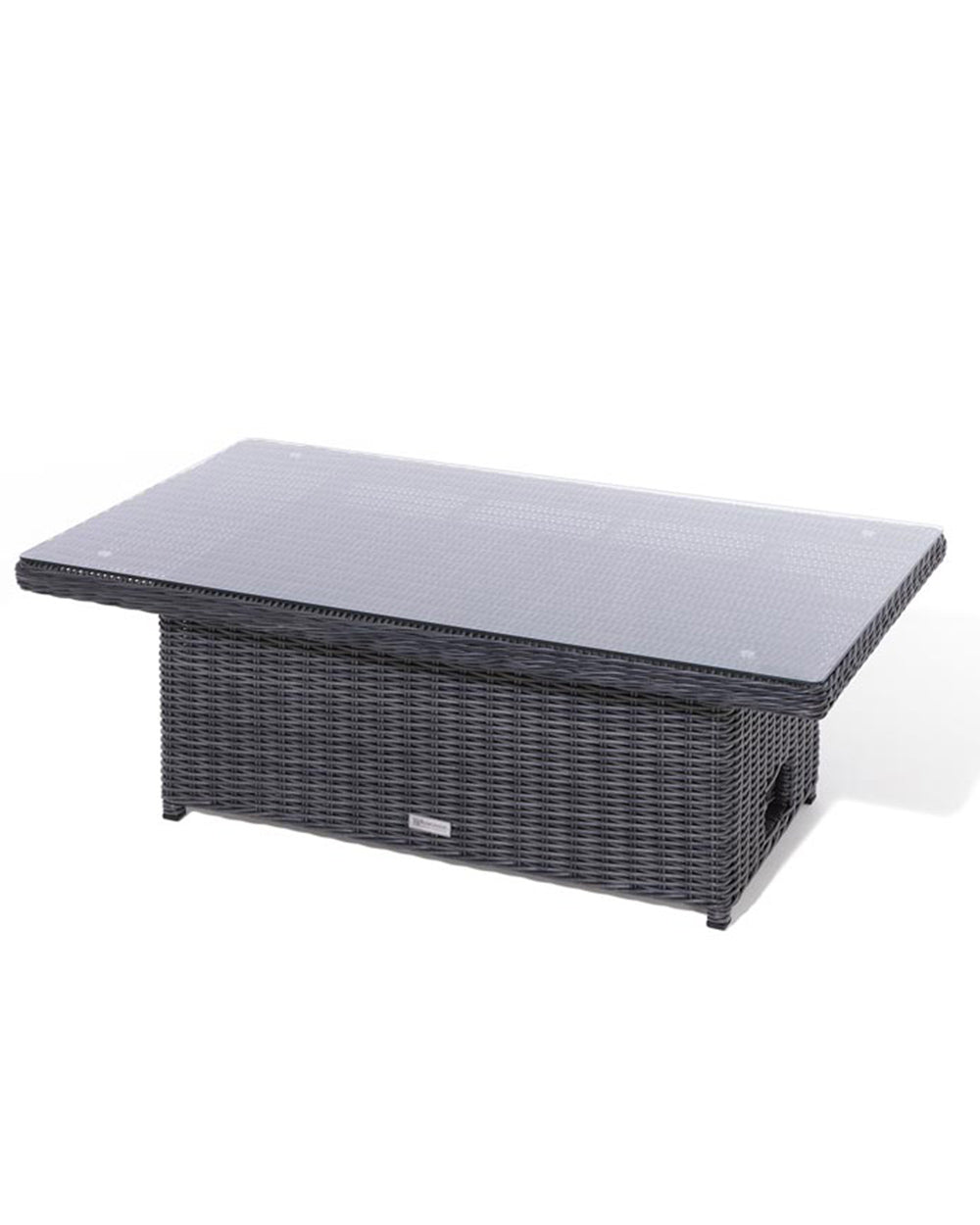 image of the rising table which is lowered on a white cut out background