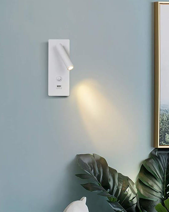 Topmo-plus LED Wall Light Headboard Switch White