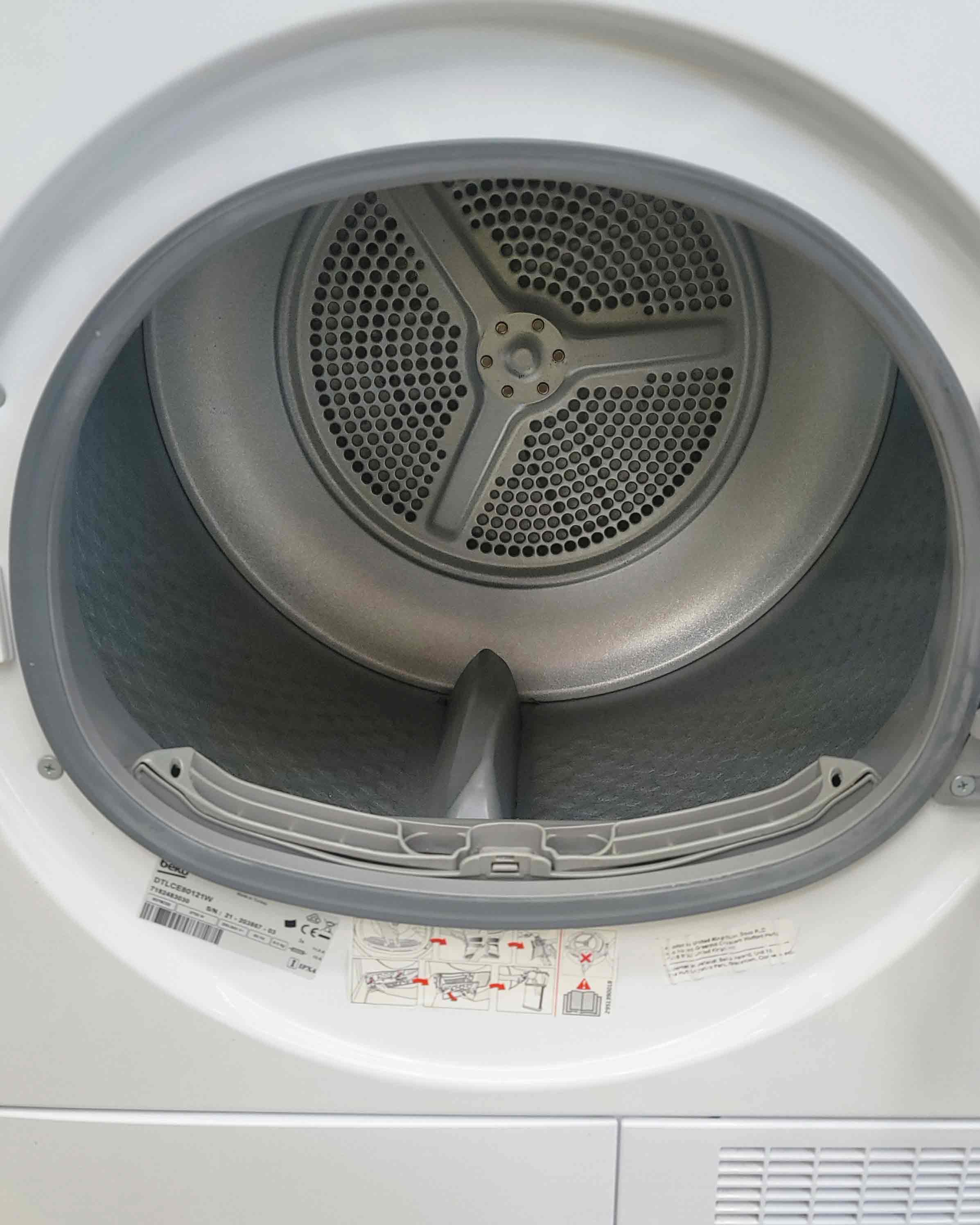 BEKO 8kg White Condensing Tumble Dryer DTLCE80121W