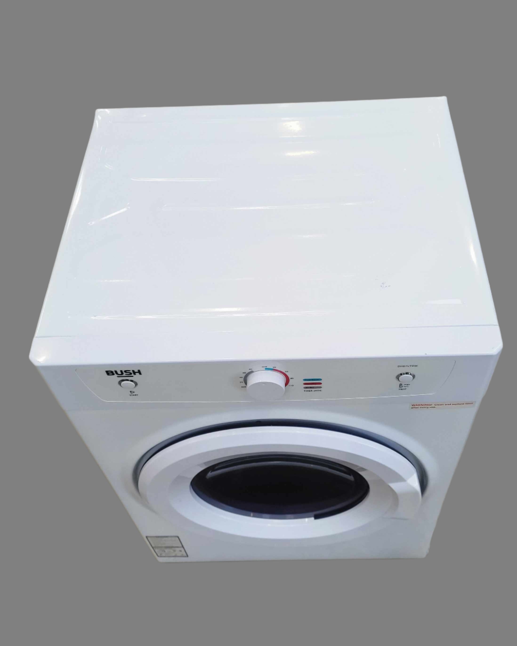 BUSH Venting Tumble Dryer White 7kg dhb7vtdw
