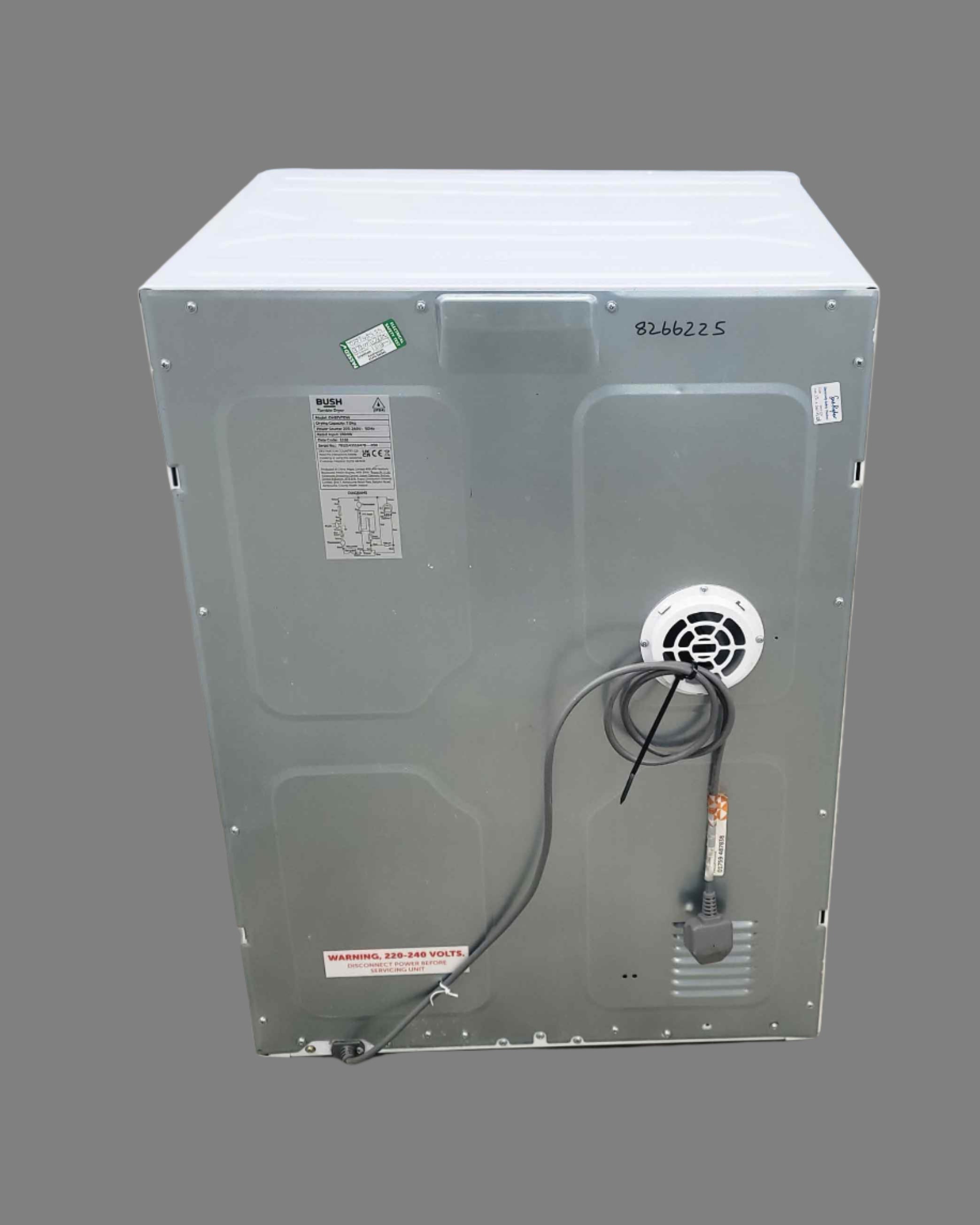 BUSH 7kg Venting Tumble Dryer dhb7vtdw
