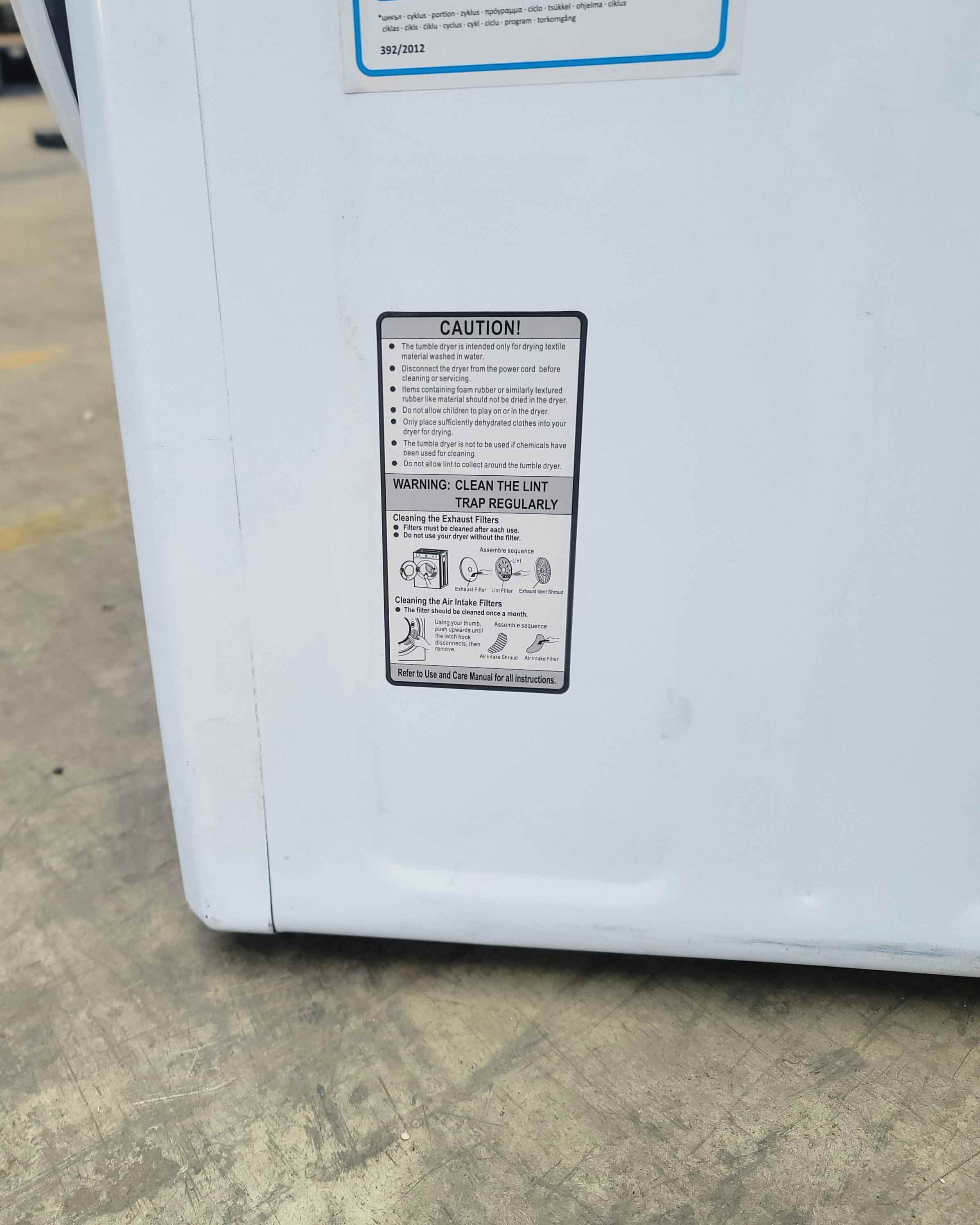 BUSH 7kg Venting Tumble Dryer dhb7vtdw