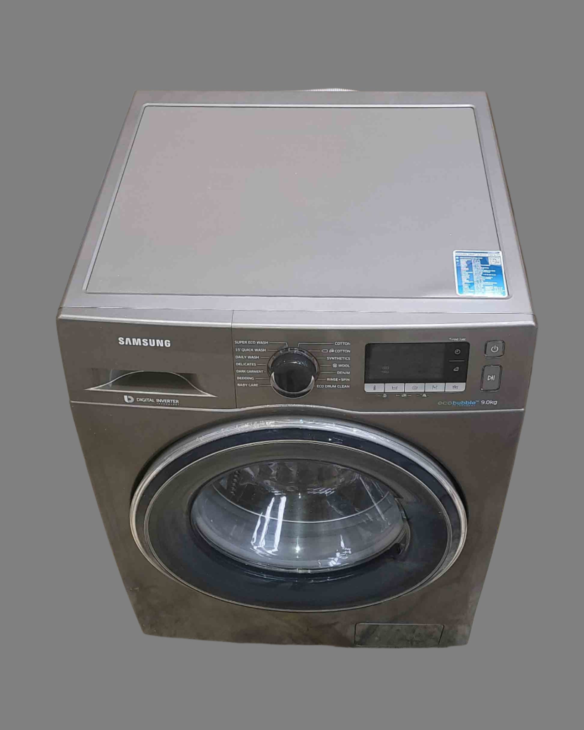 SAMSUNG 9kg Grey Washing Machine WW90J5456FX