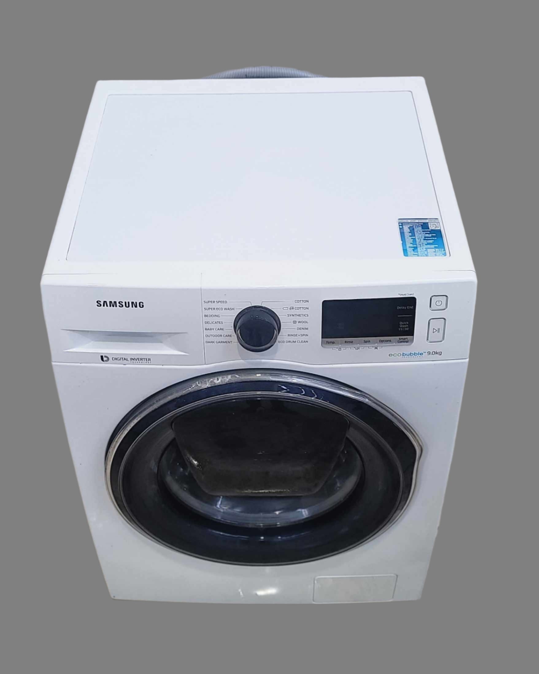 SAMSUNG Washing Machine 9kg White WW90K6414QX