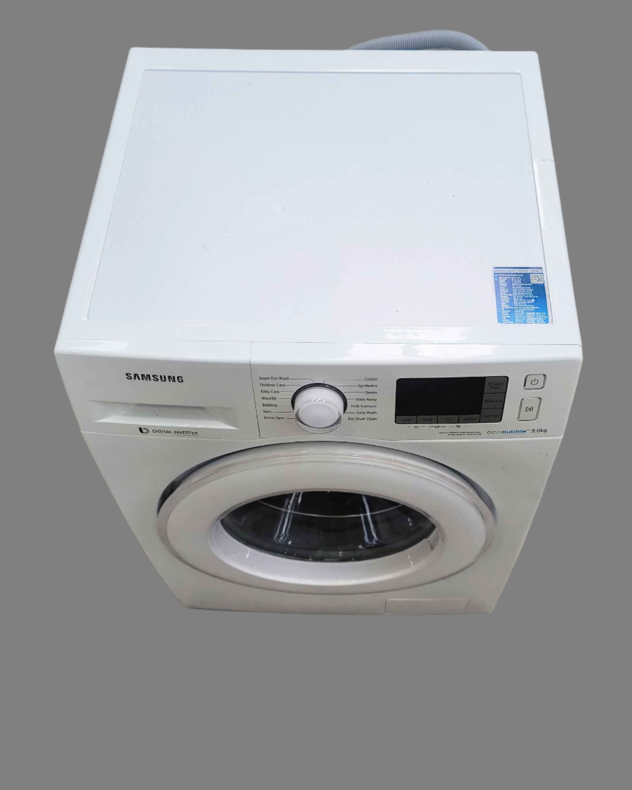 SAMSUNG 9kg White Washing Machine Wf90f5e5u4