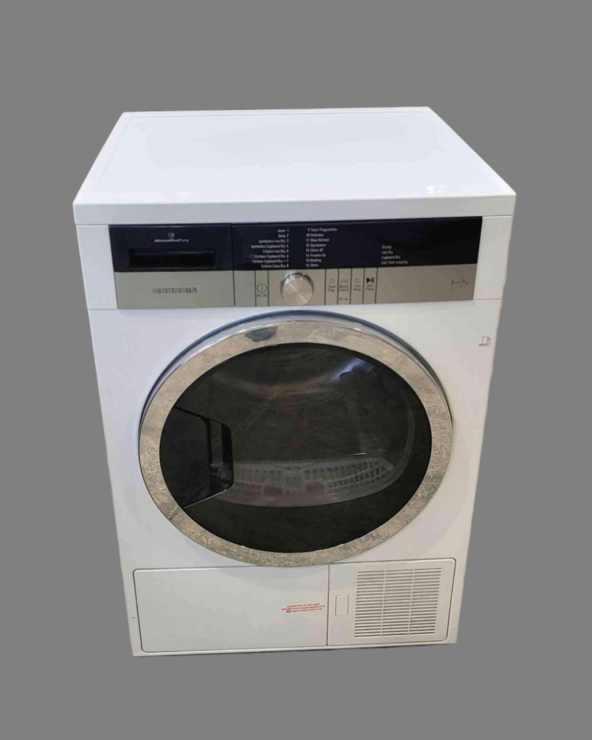 GRUNDIG Condenser Dryer GTN39250GCW 9kg White