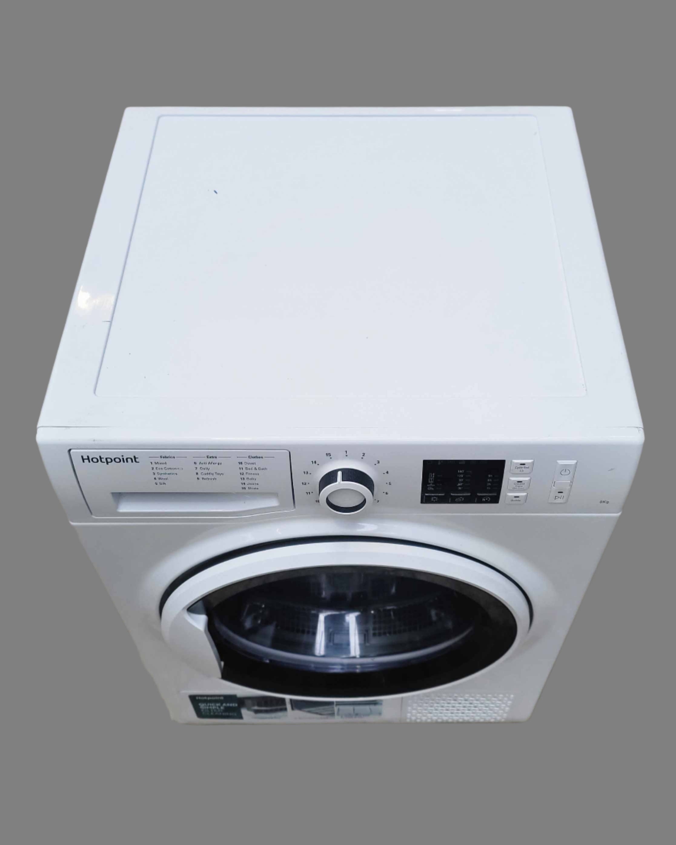 HOTPOINT Condensing Dryer NTM1081WK White 8kg
