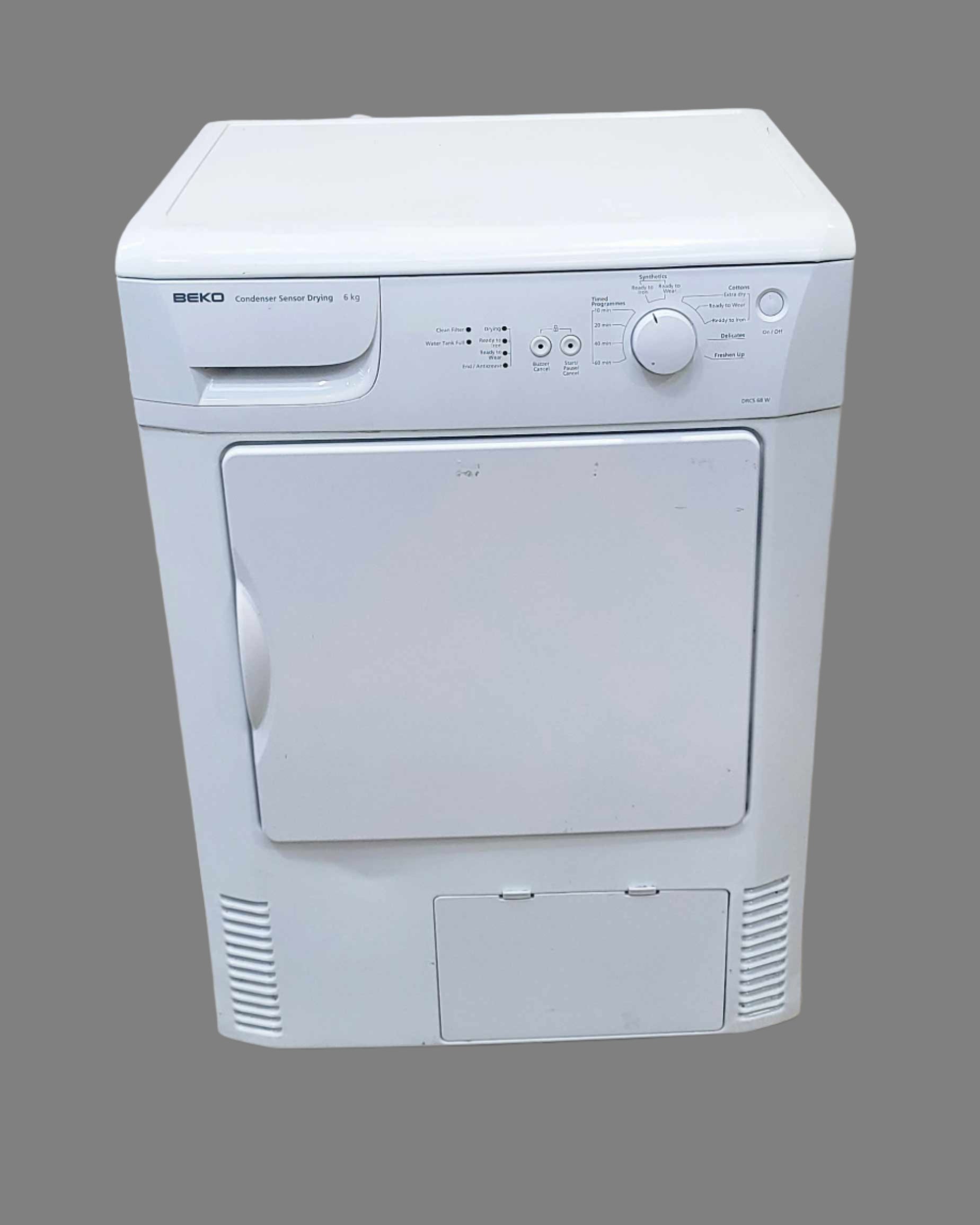 BEKO Condensing Dryer DRCS 68 W White 6kg