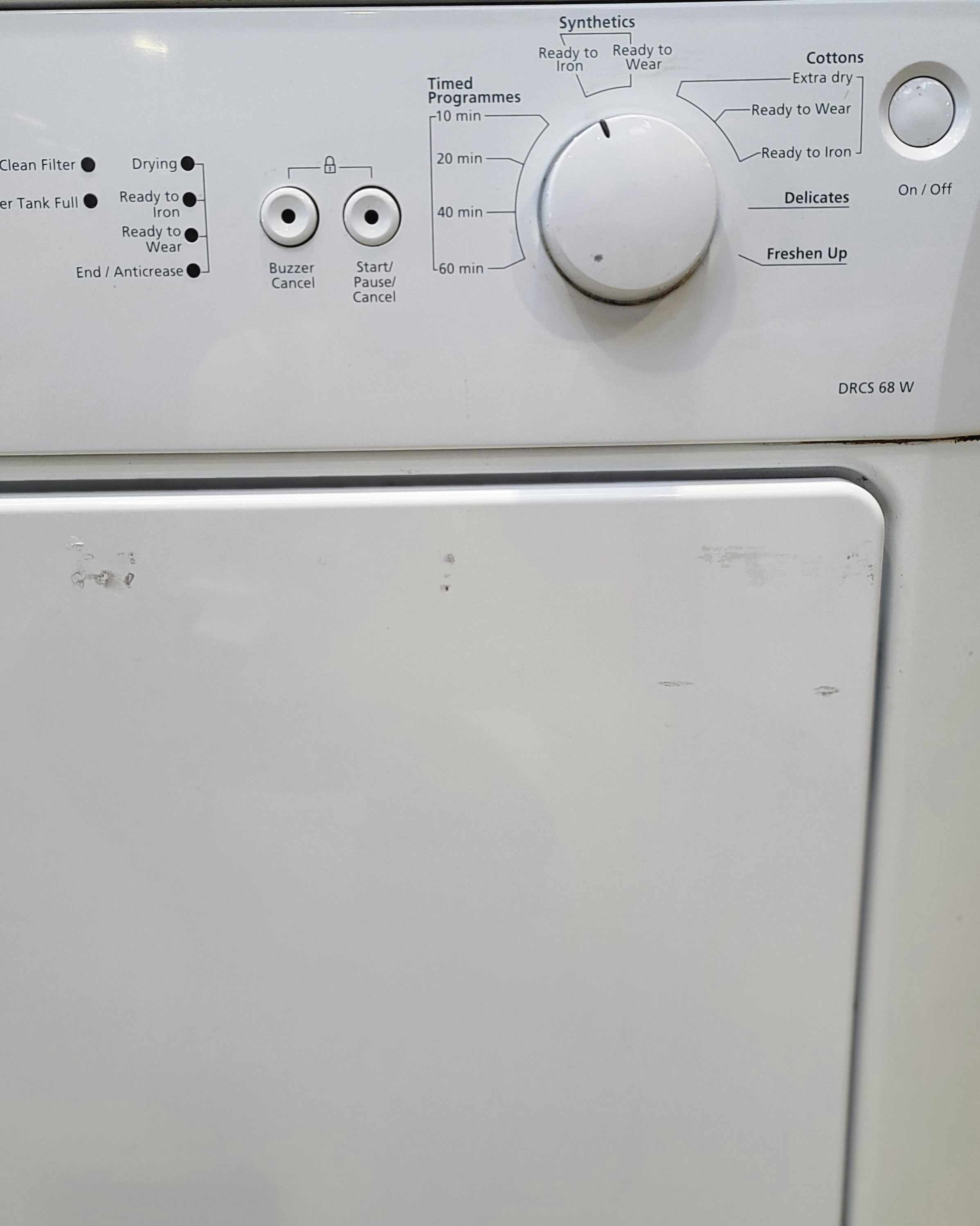 BEKO Condensing Dryer DRCS 68 W White 6kg