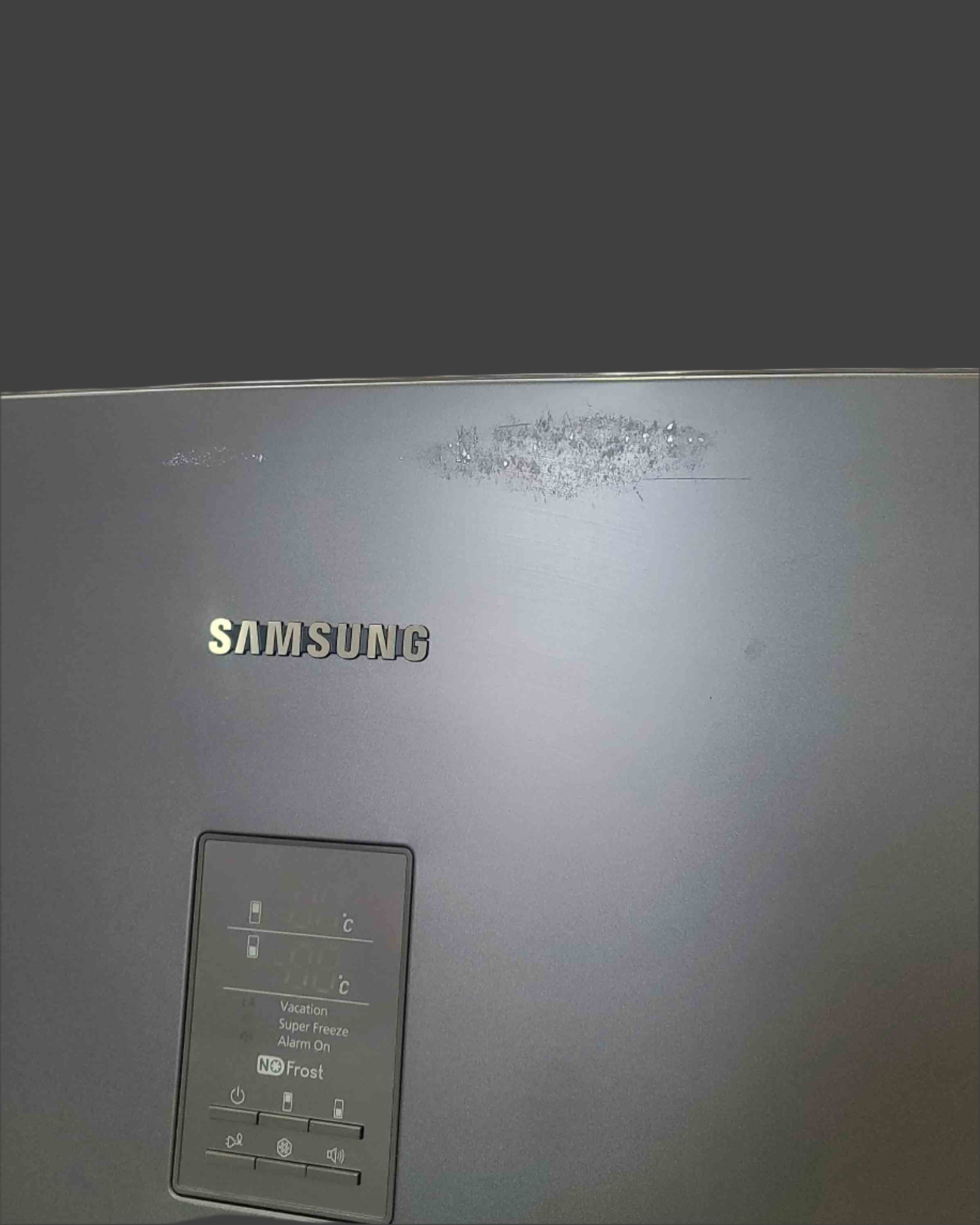 SAMSUNG Large Grey Fridge Freezer RL40PGMH