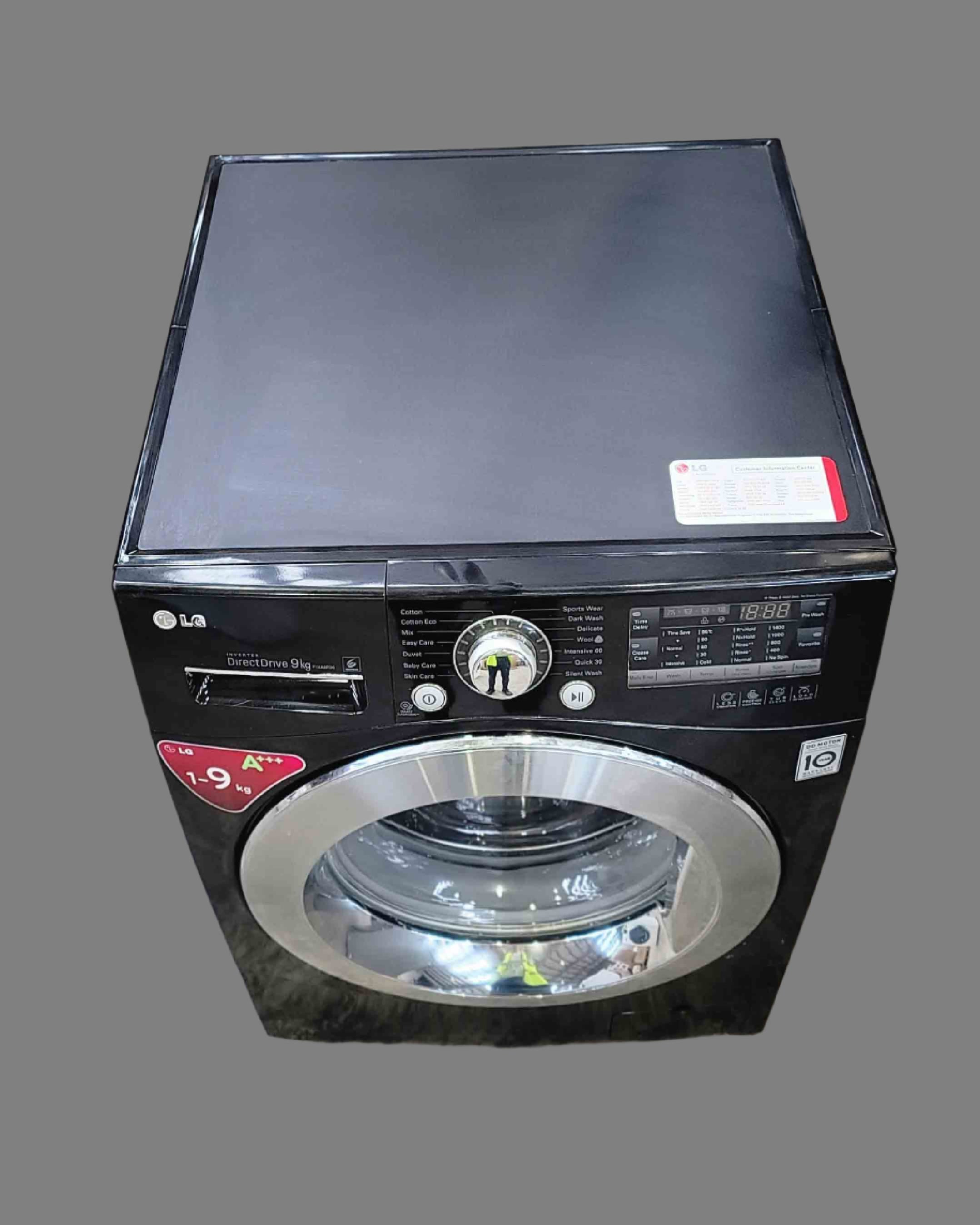 LG Washing Machine F14A8FD6 Black 9kg