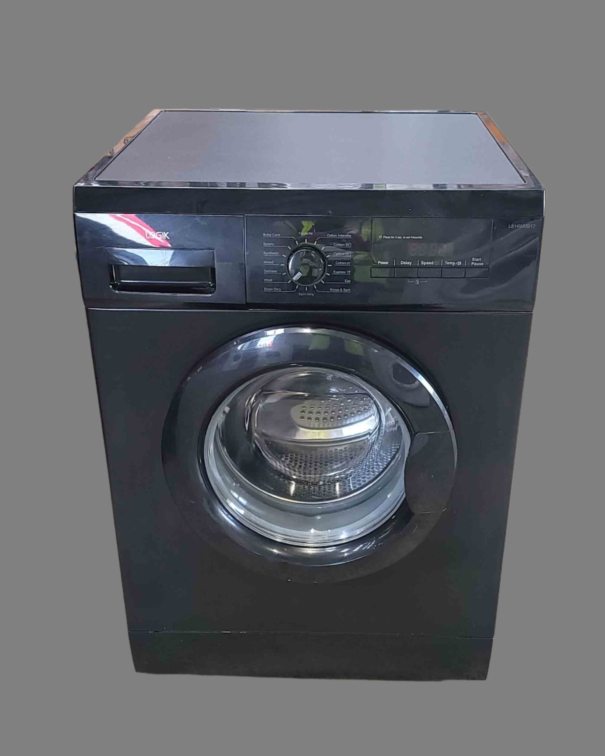 LOGIK Washing Machine L814WMB17 8kg Black