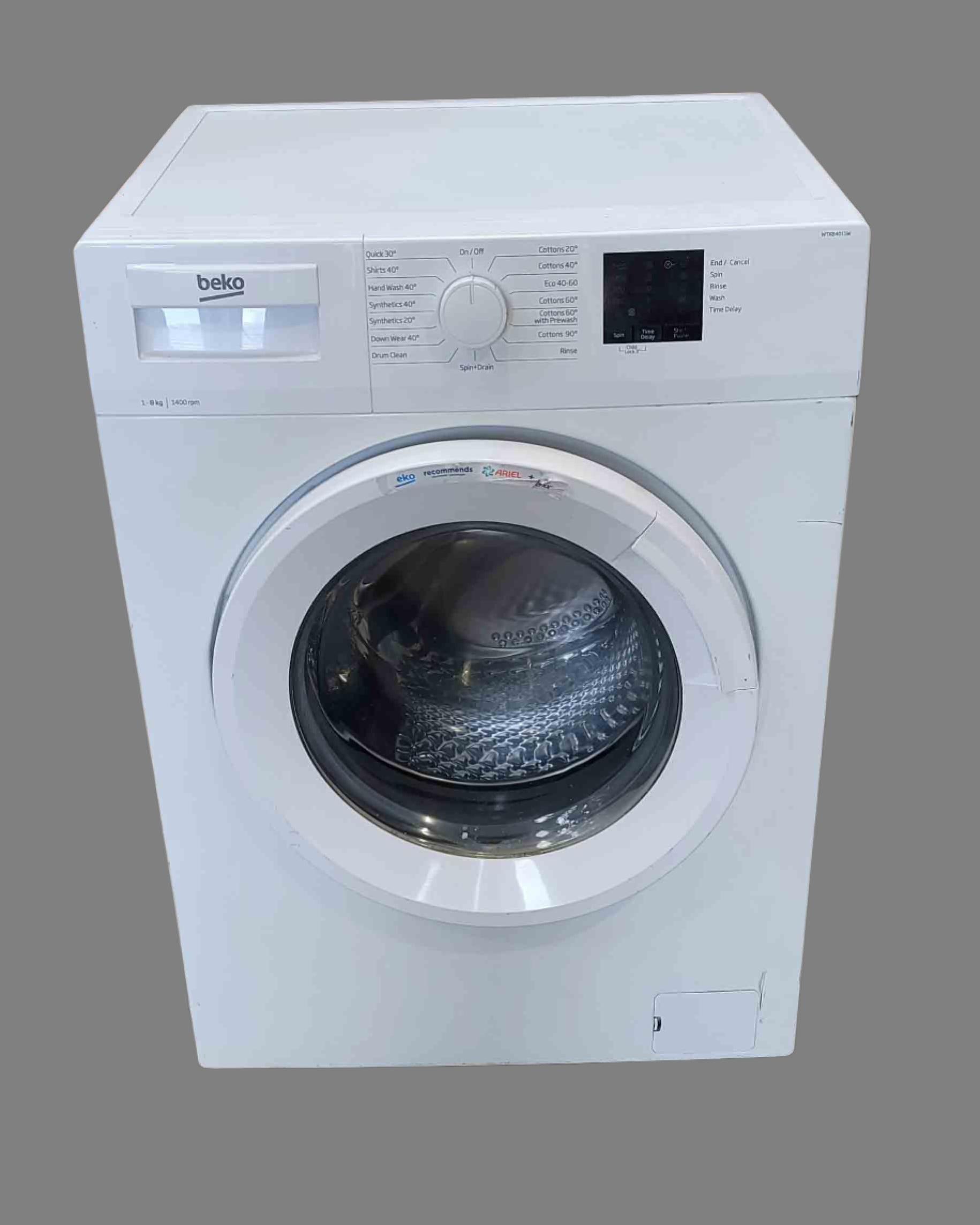 BEKO Washing Machine WTK 84011 W 8kg White