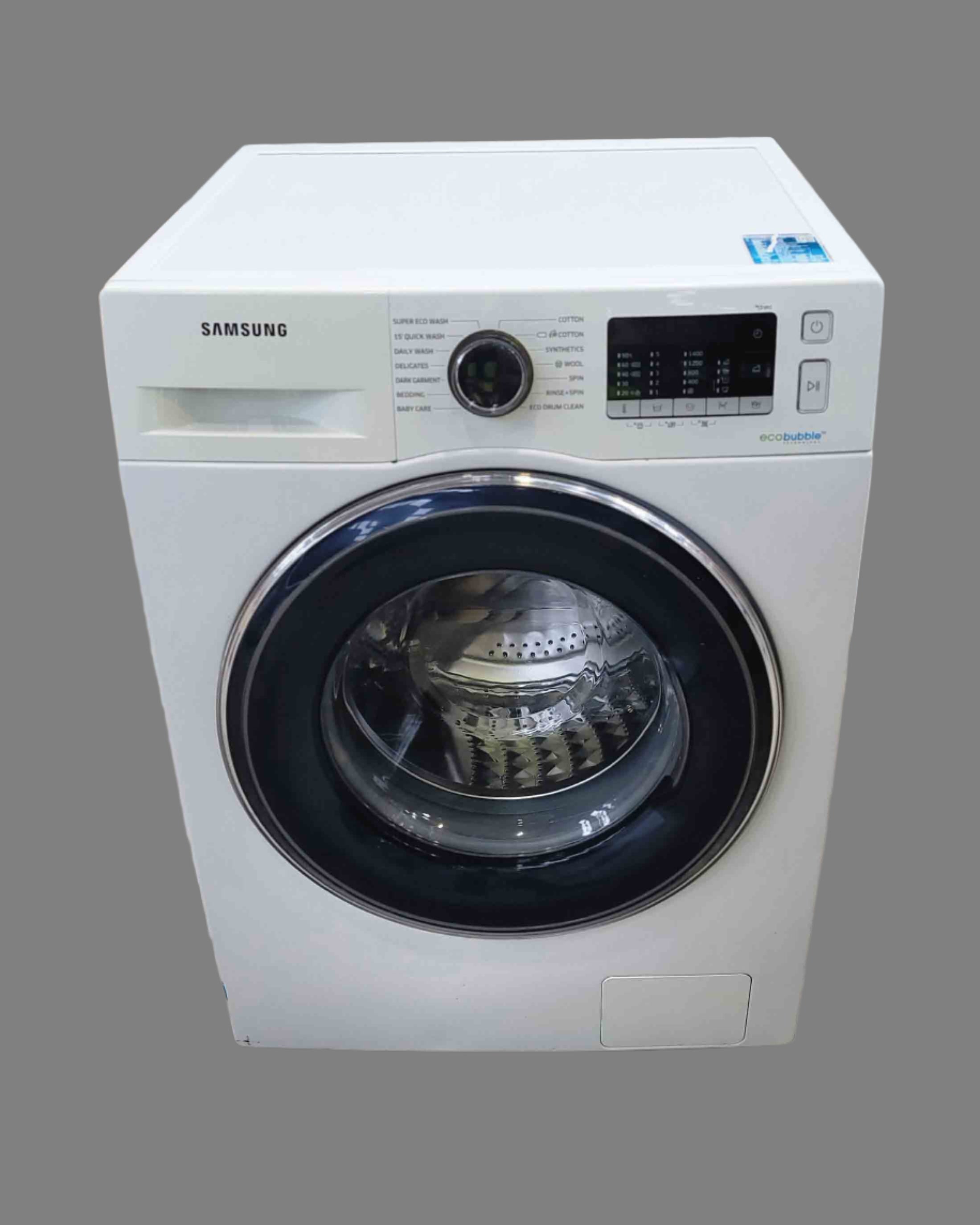 SAMSUNG Washing Machine WW80J5555 FW White 8kg