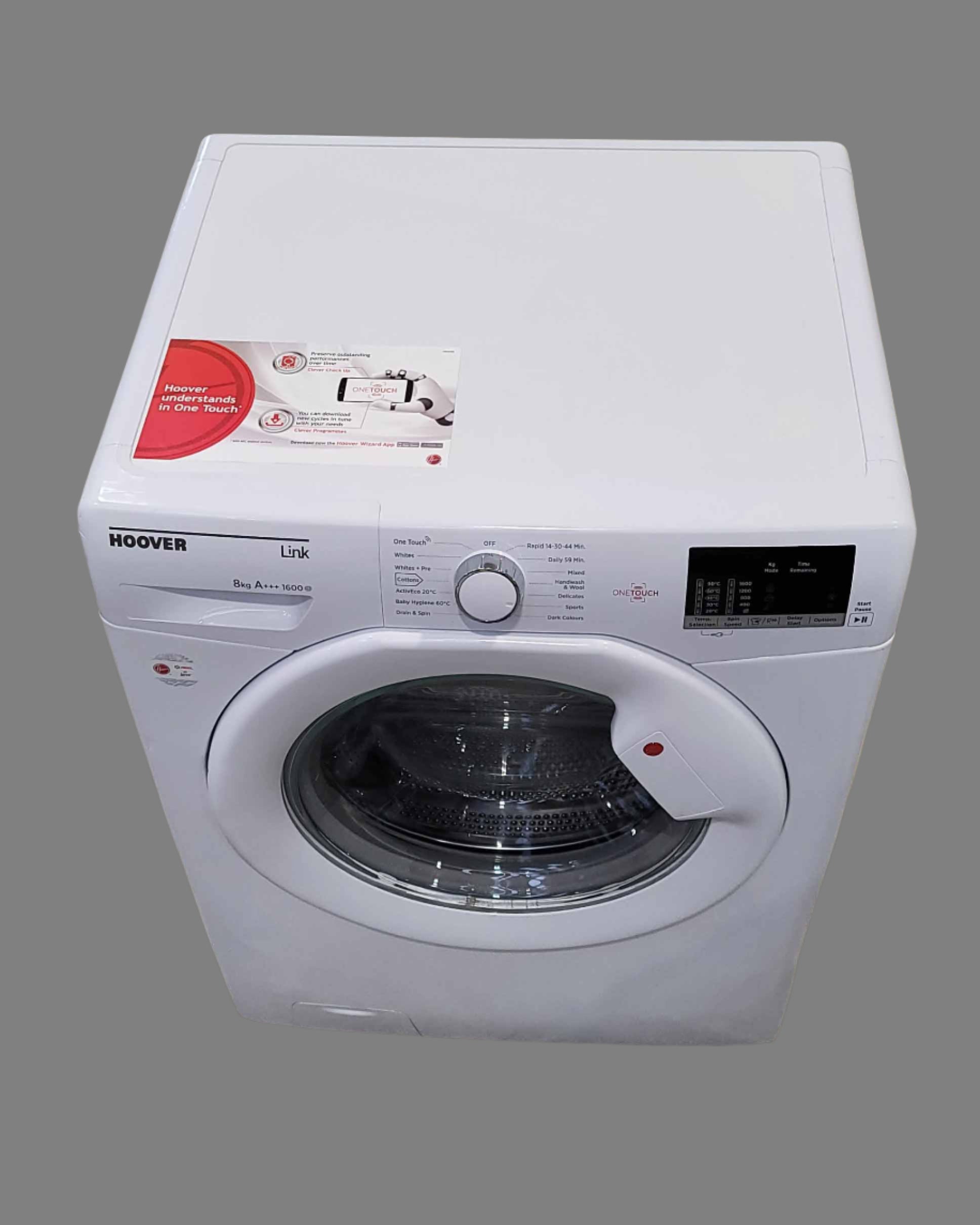 HOOVER White 8kg Washing Machine HL1682D3/1-180