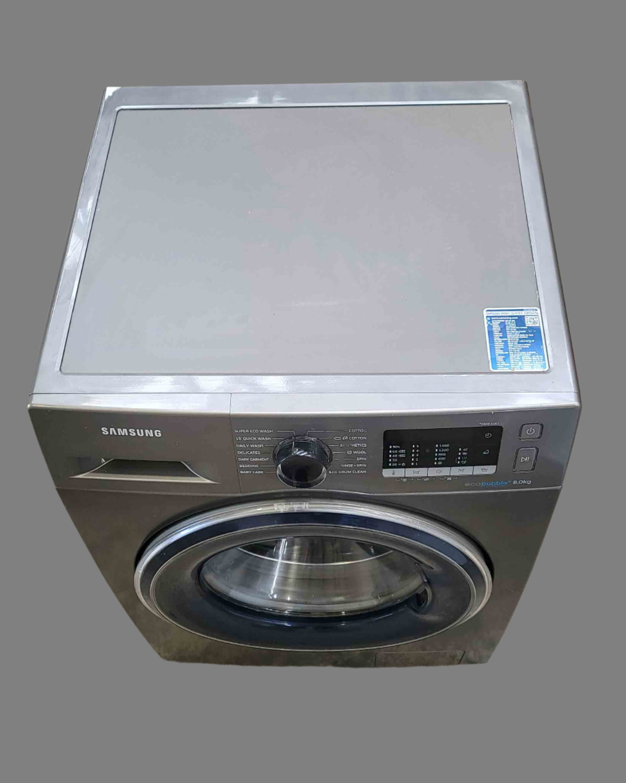 SAMSUNG Washing Machine WW80 J5555FX 8kg Grey
