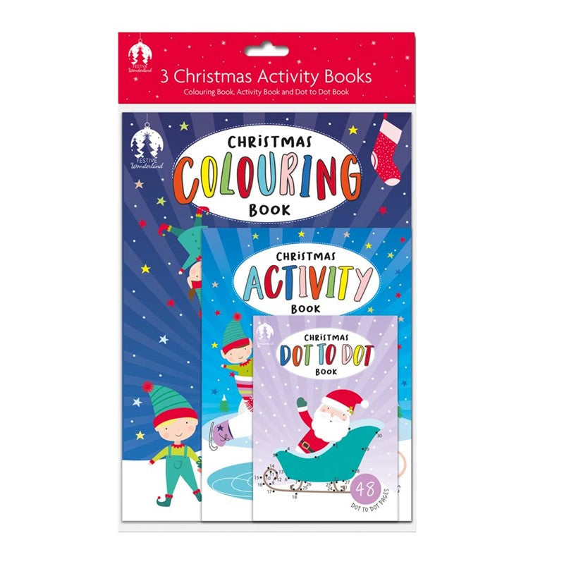 Christmas Activity Books 3 Pack