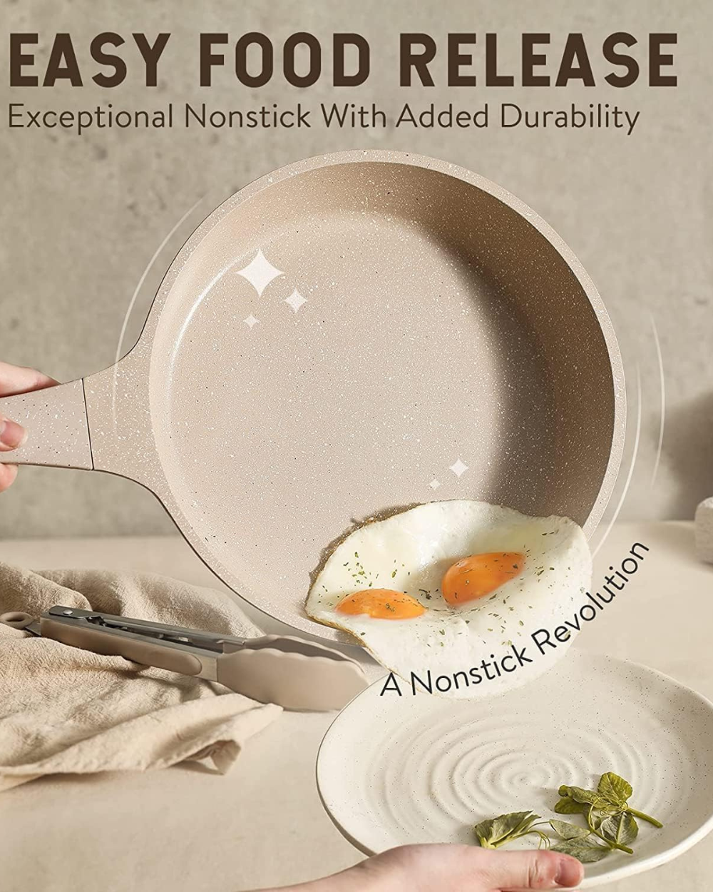 CAROTE Non Stick Pots and Pans Set 11 Pieces