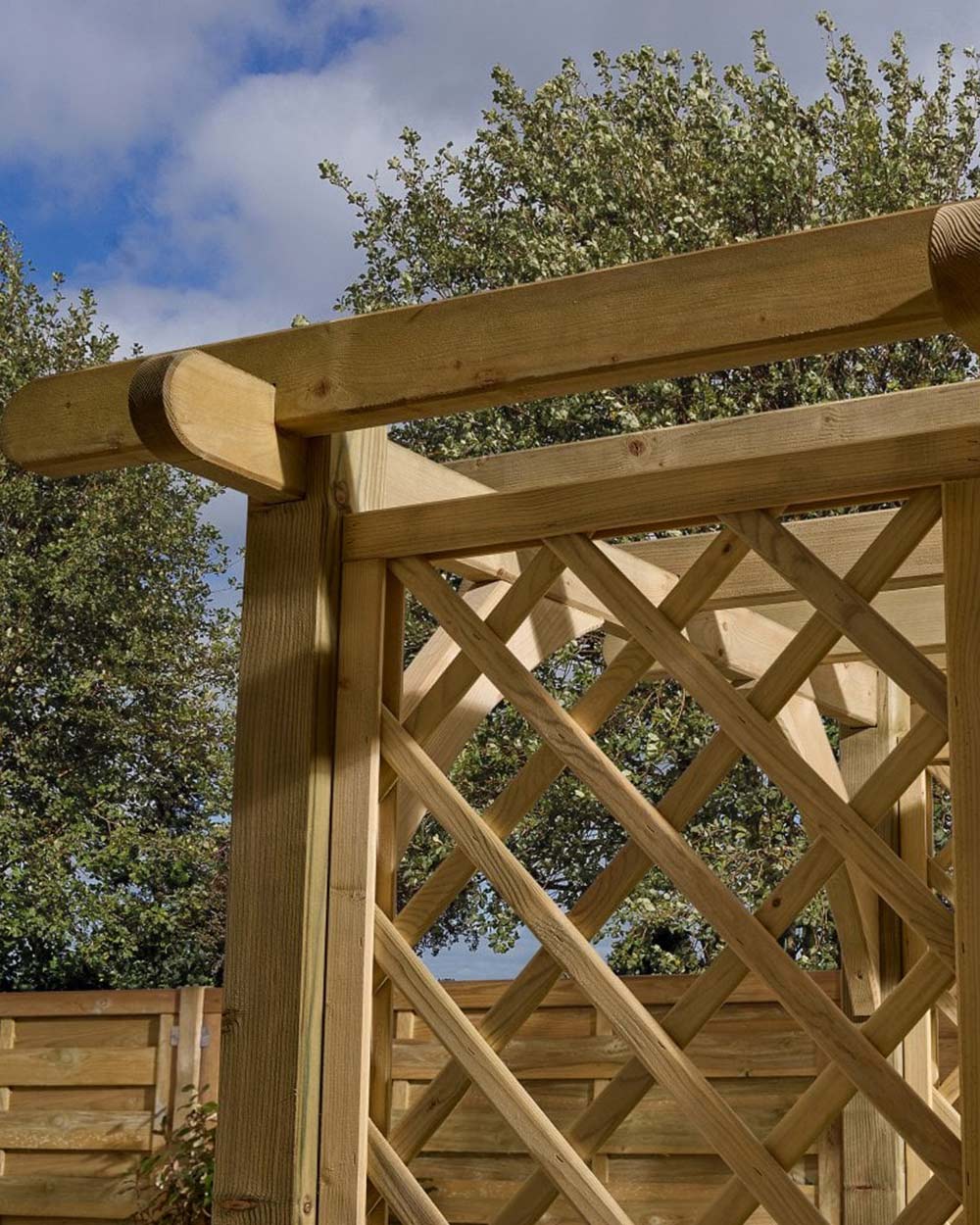 Wooden Garden Arch Cheltenham Rowlinson
