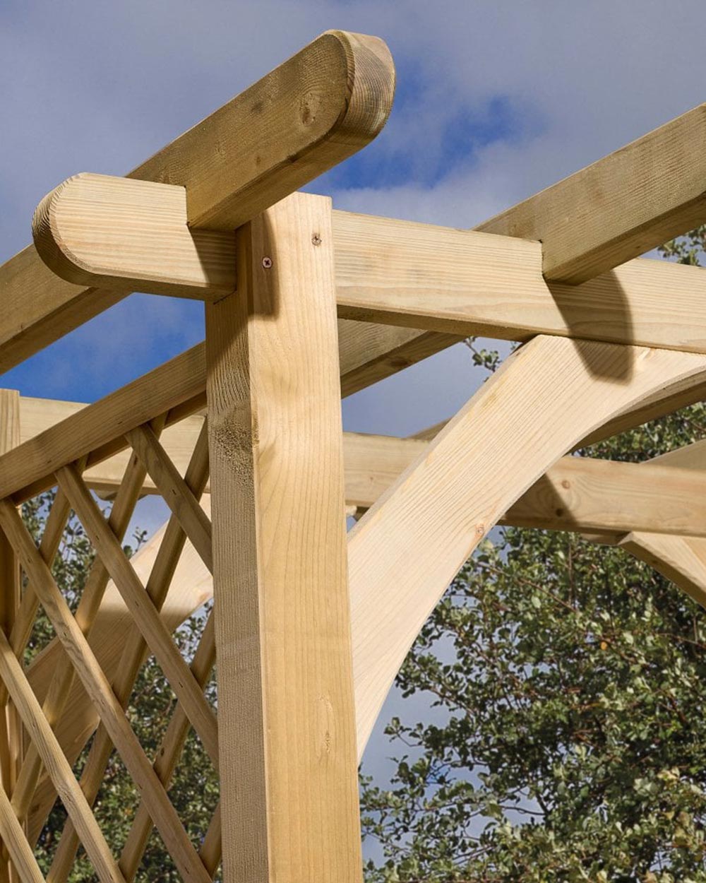 Wooden Garden Arch Cheltenham Rowlinson
