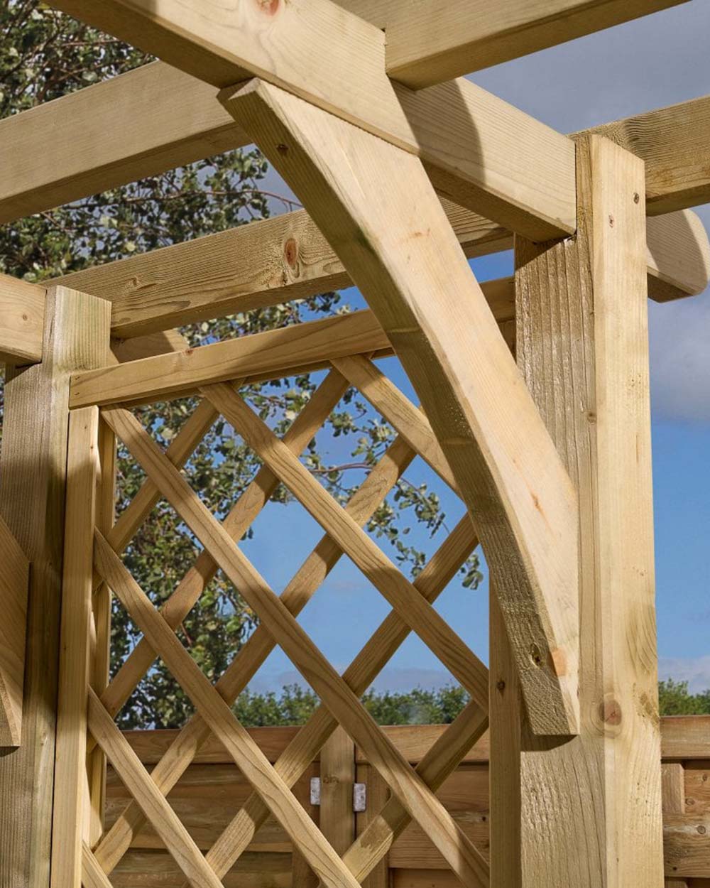 Wooden Garden Arch Cheltenham Rowlinson
