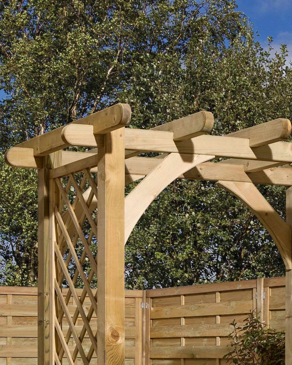 Wooden Garden Arch Cheltenham Rowlinson