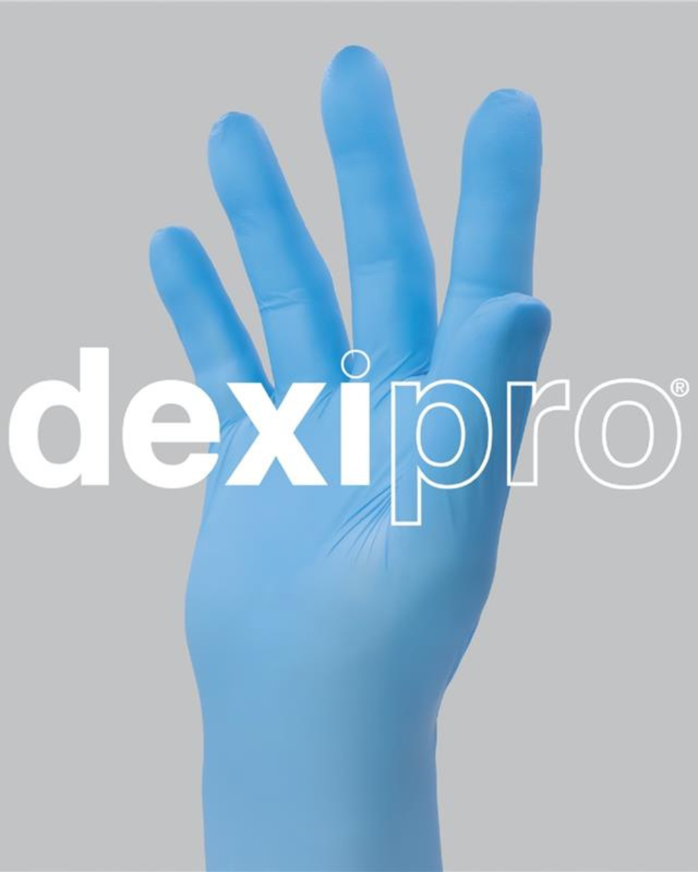 Dexipro Blue Nitrile Disposable Gloves 1000 Pack