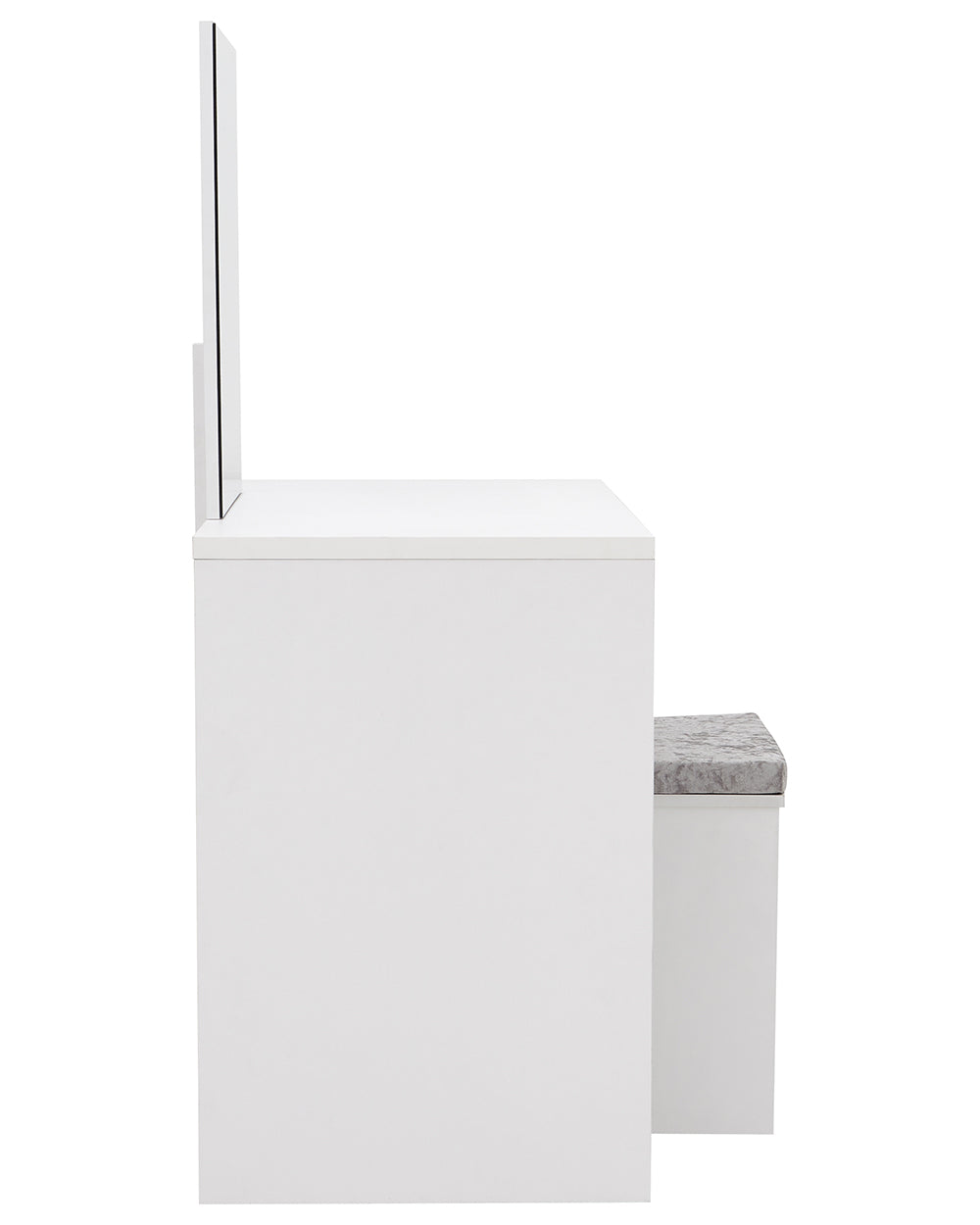 dressing table set on a white cut out background