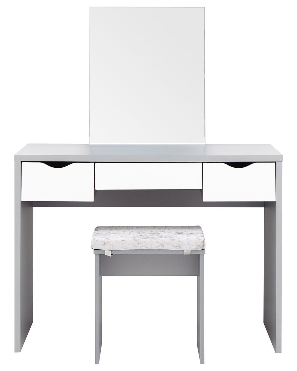 cut out image of the full dressing table set on a white backgrounf