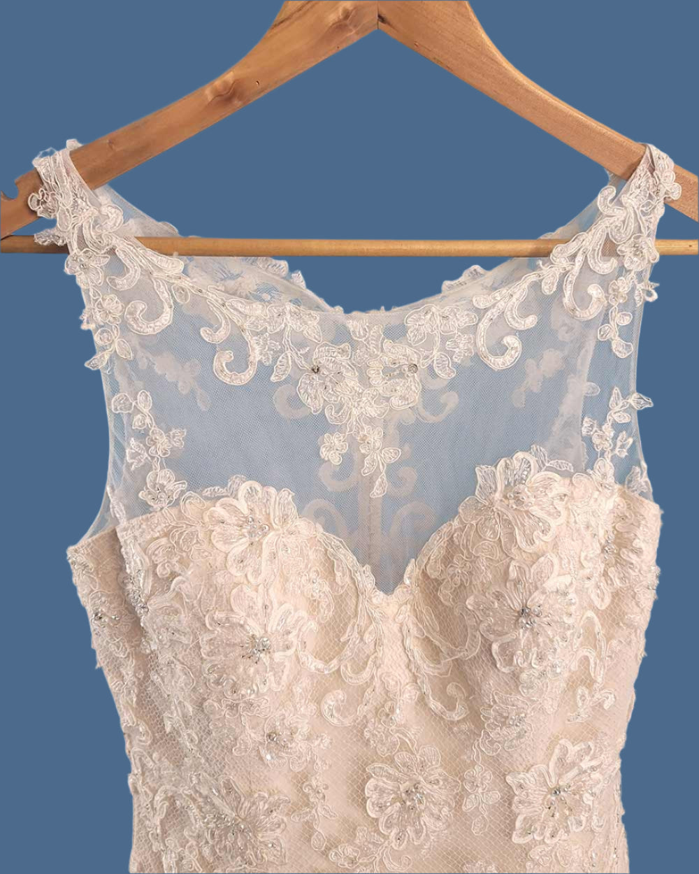 Jasmine Couture Champagne A line Wedding Dress Size 10