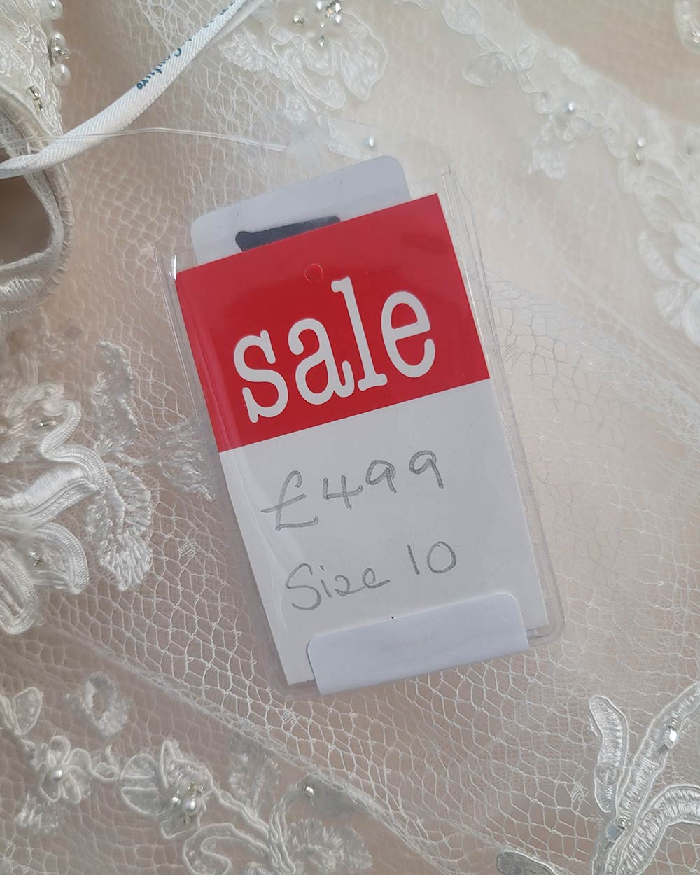 Jasmine Couture Champagne A line Wedding Dress Size 10