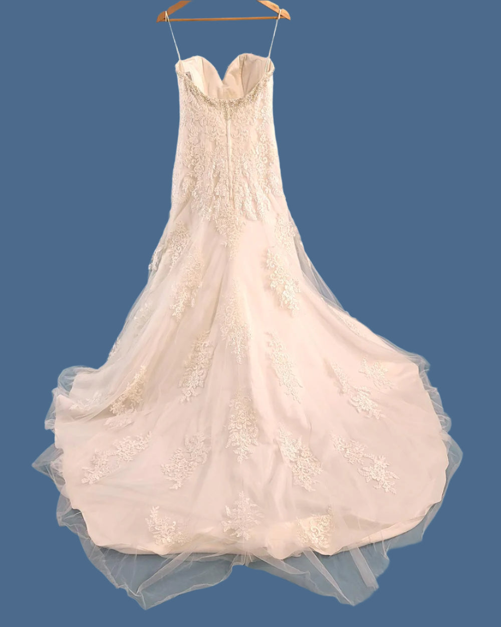 Amanda Wyatt Ivory Strapless Wedding Dress Size 10