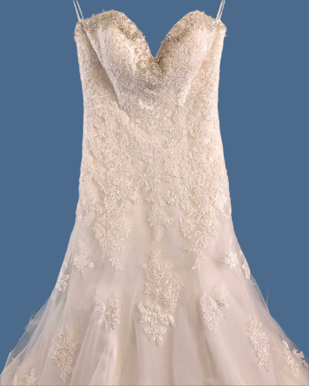 Amanda Wyatt Ivory Strapless Wedding Dress Size 10