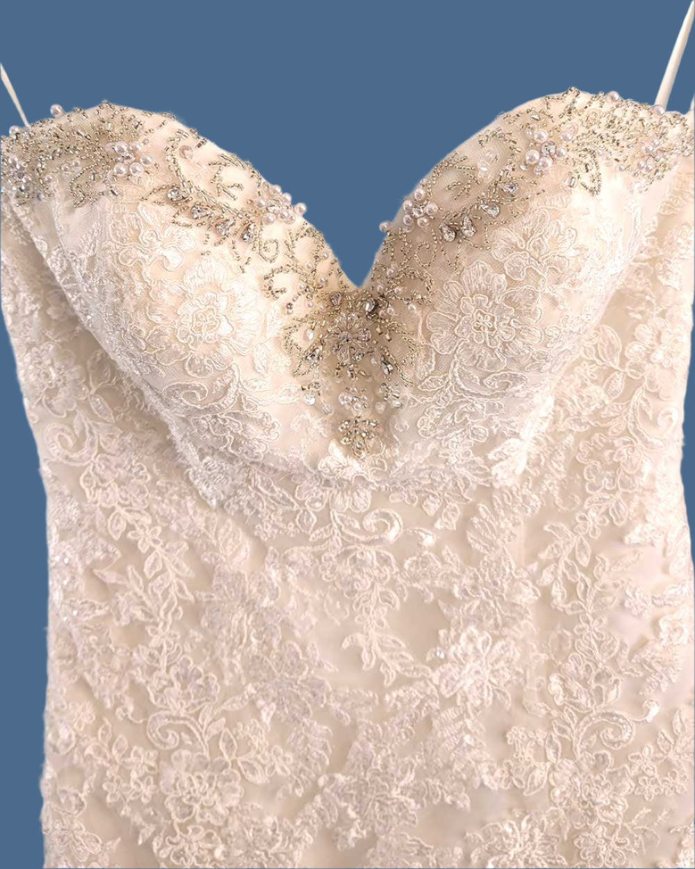Amanda Wyatt Ivory Strapless Wedding Dress Size 10