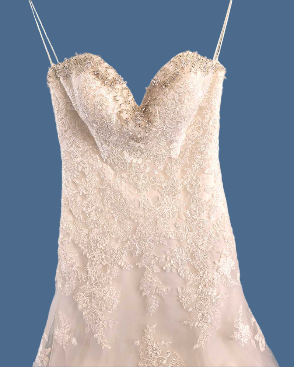 Amanda Wyatt Ivory Strapless Wedding Dress Size 10