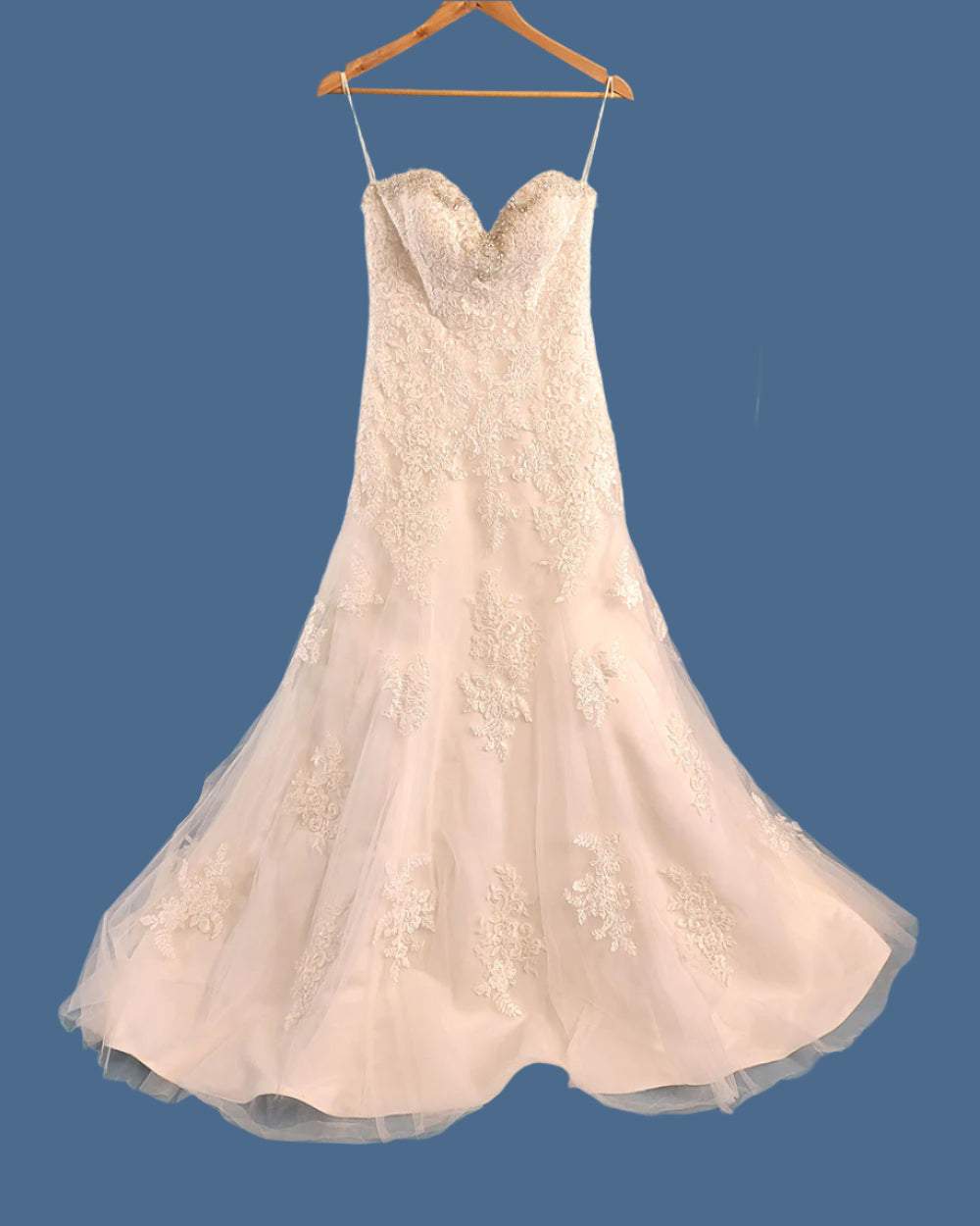 Amanda Wyatt Ivory Strapless Wedding Dress Size 10