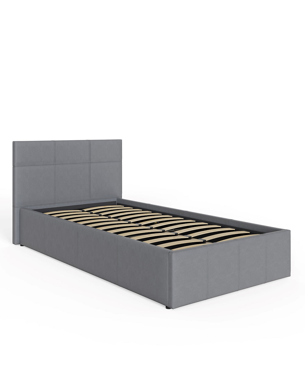 Side view of the end lift ottoman
