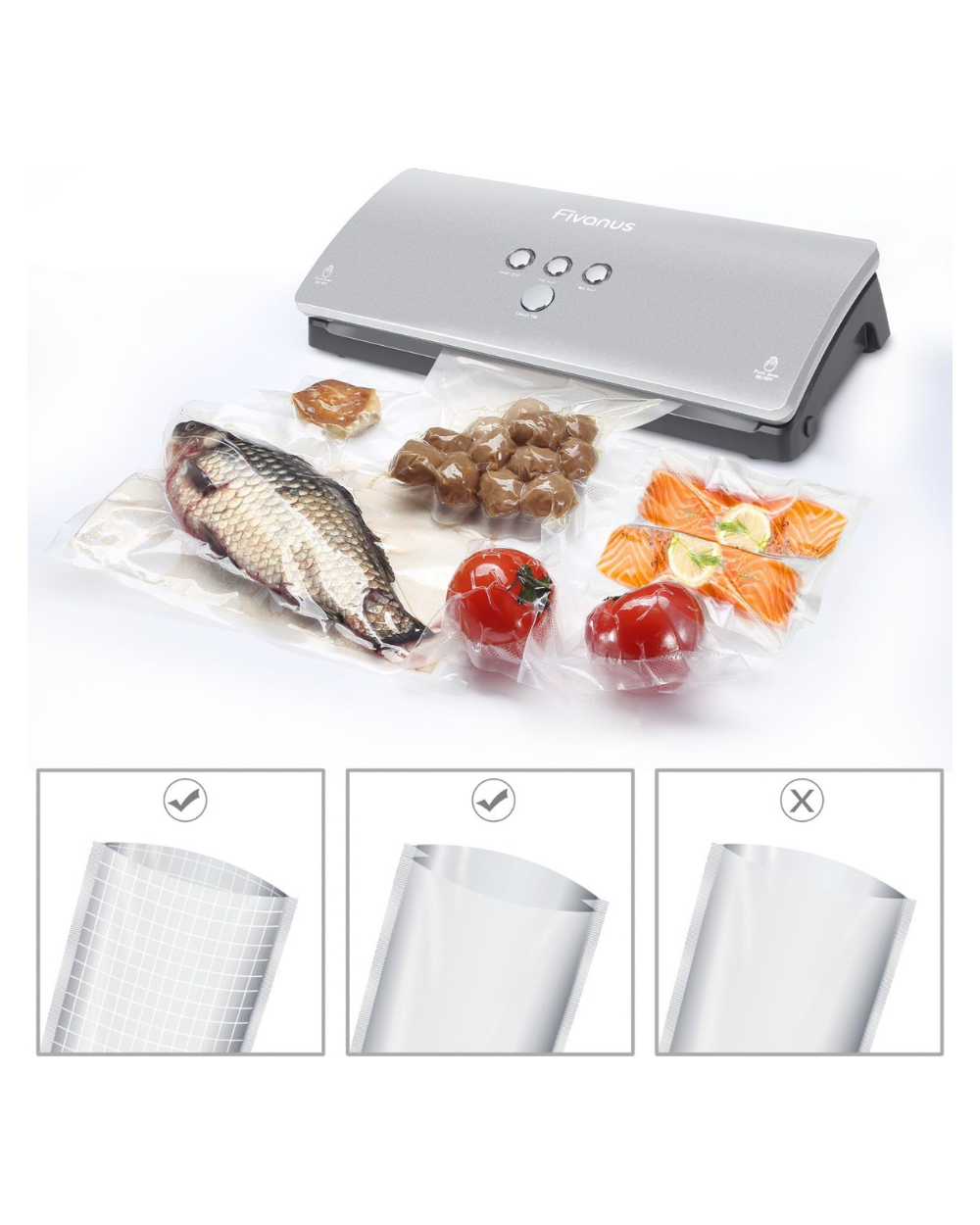 Fivanus Vacuum Food Sealer 3 in 1 DS-100