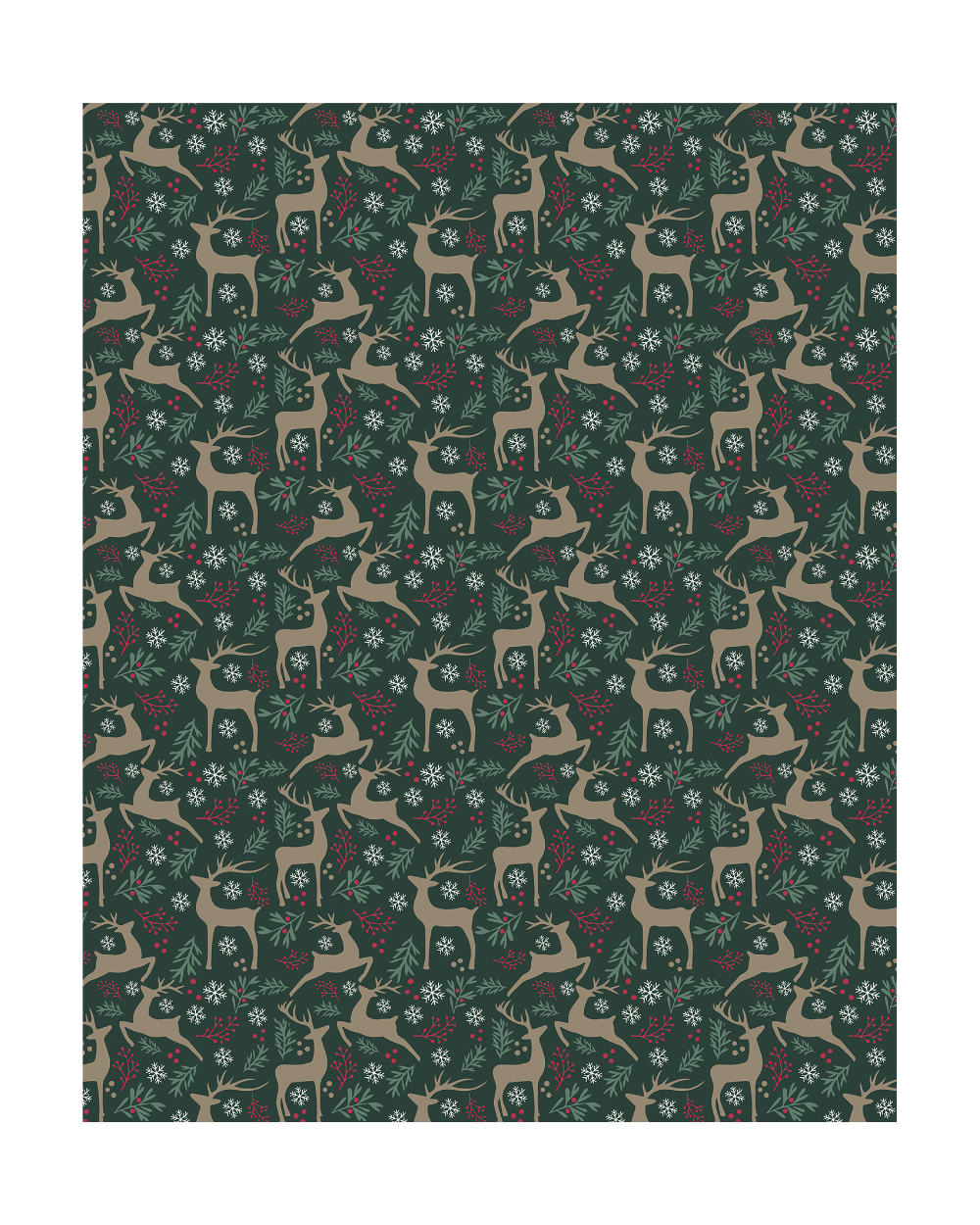 Luxury Flannel Throw 120x150cm Christmas Reindeer