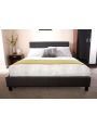 Faux Leather Bed in a Box Double Size, Black