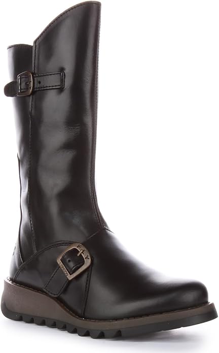Fly London Women's Mes 2 Buckle Boots UK 9