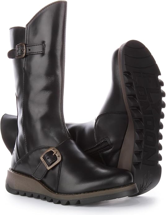 Fly London Women's Mes 2 Buckle Boots UK 9
