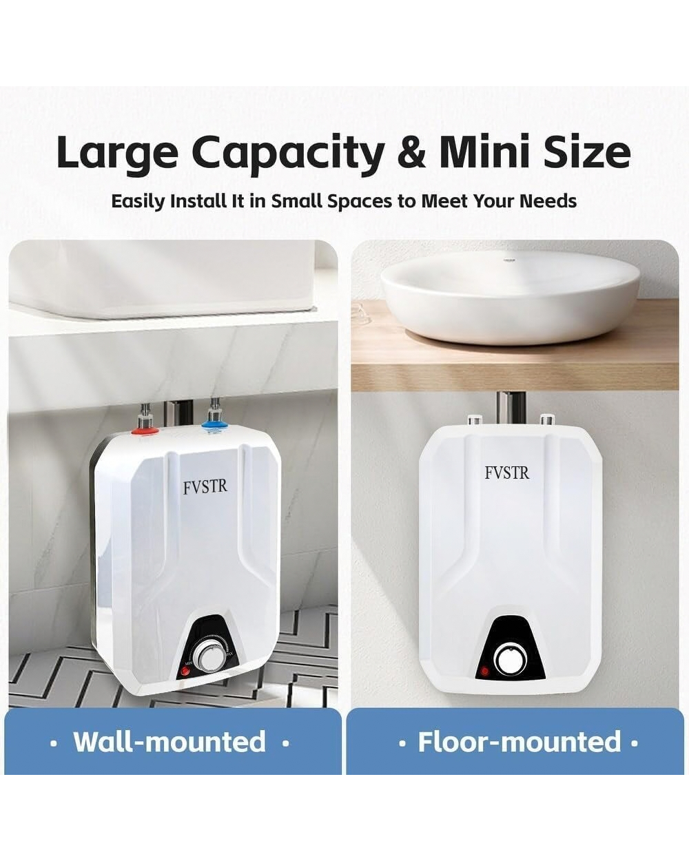FVSTR Electric Water Heater 8L Small EA001