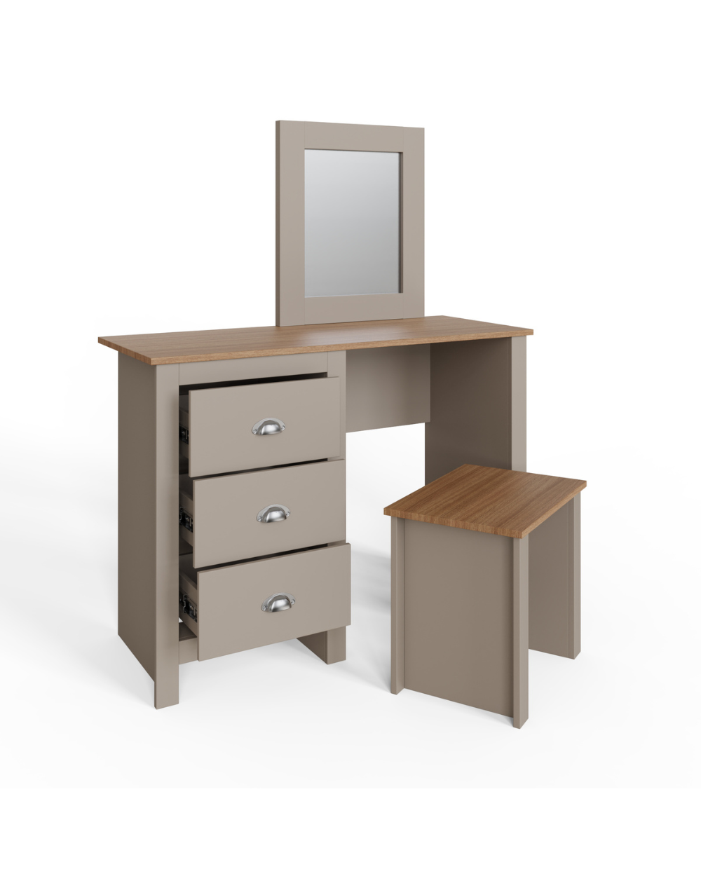 Lancaster Dressing Table Set Grey