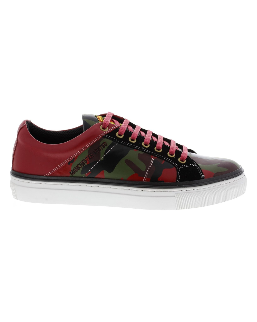 Official Manchester United FC Men's Trainers Green Camo