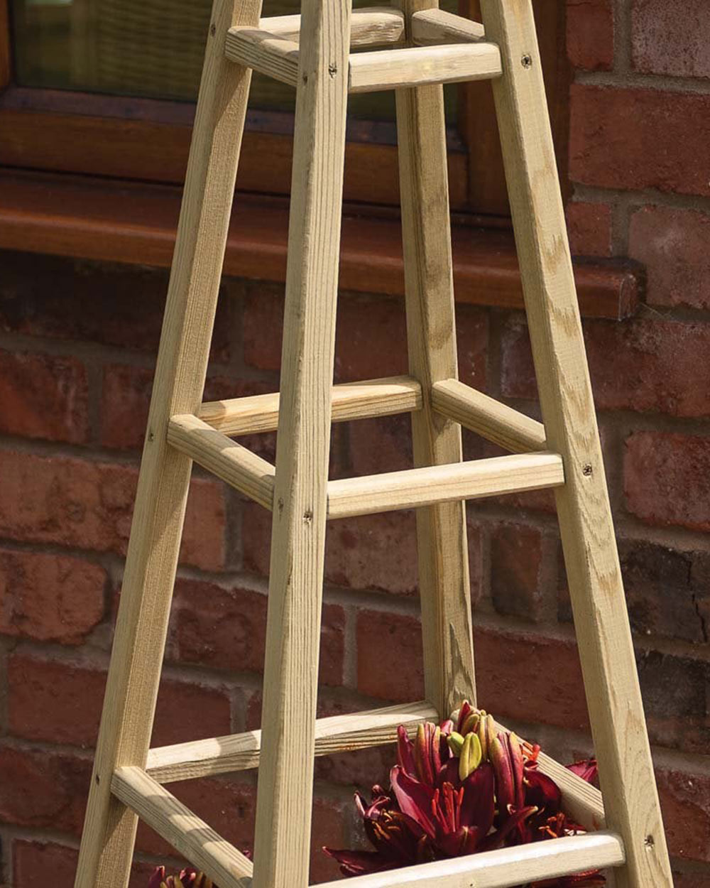 Marberry Obelisk Garden Planter For Climbing Plants