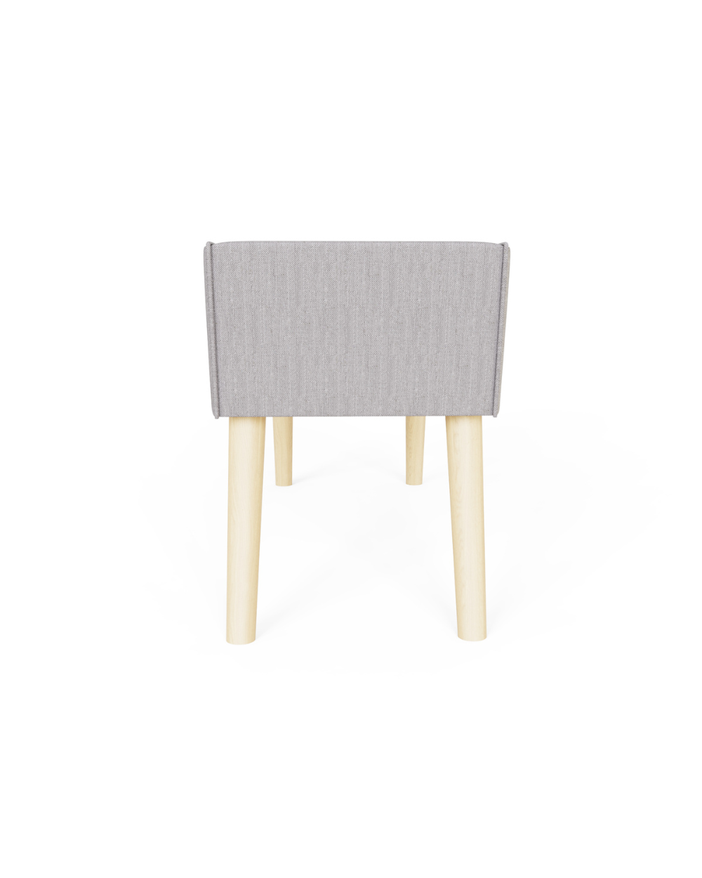Milan Fabric Upholstered Bench, Grey