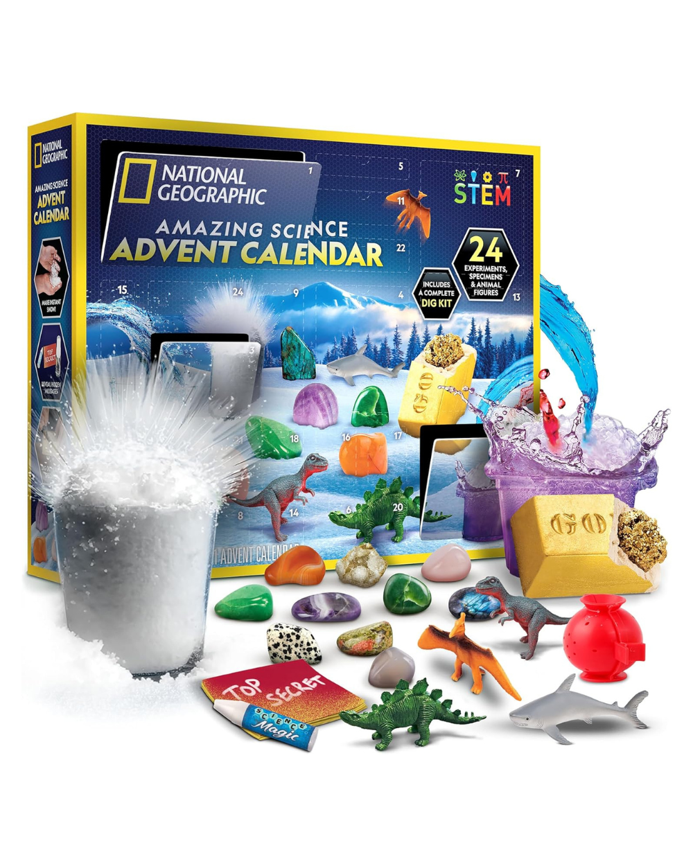 National Geographic Advent Calendar Science & Rock Collection