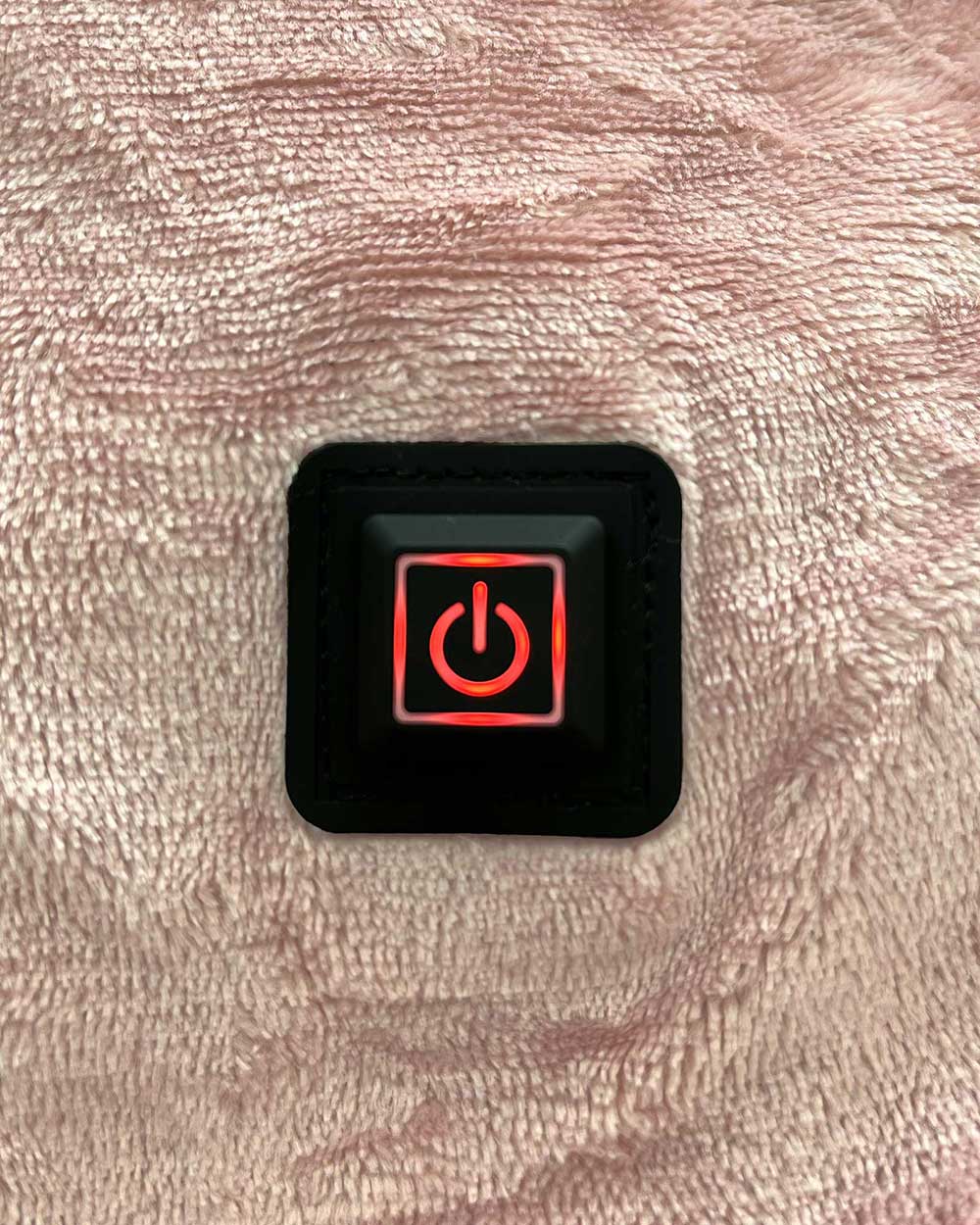 the power button on the eskimo heated hoodie