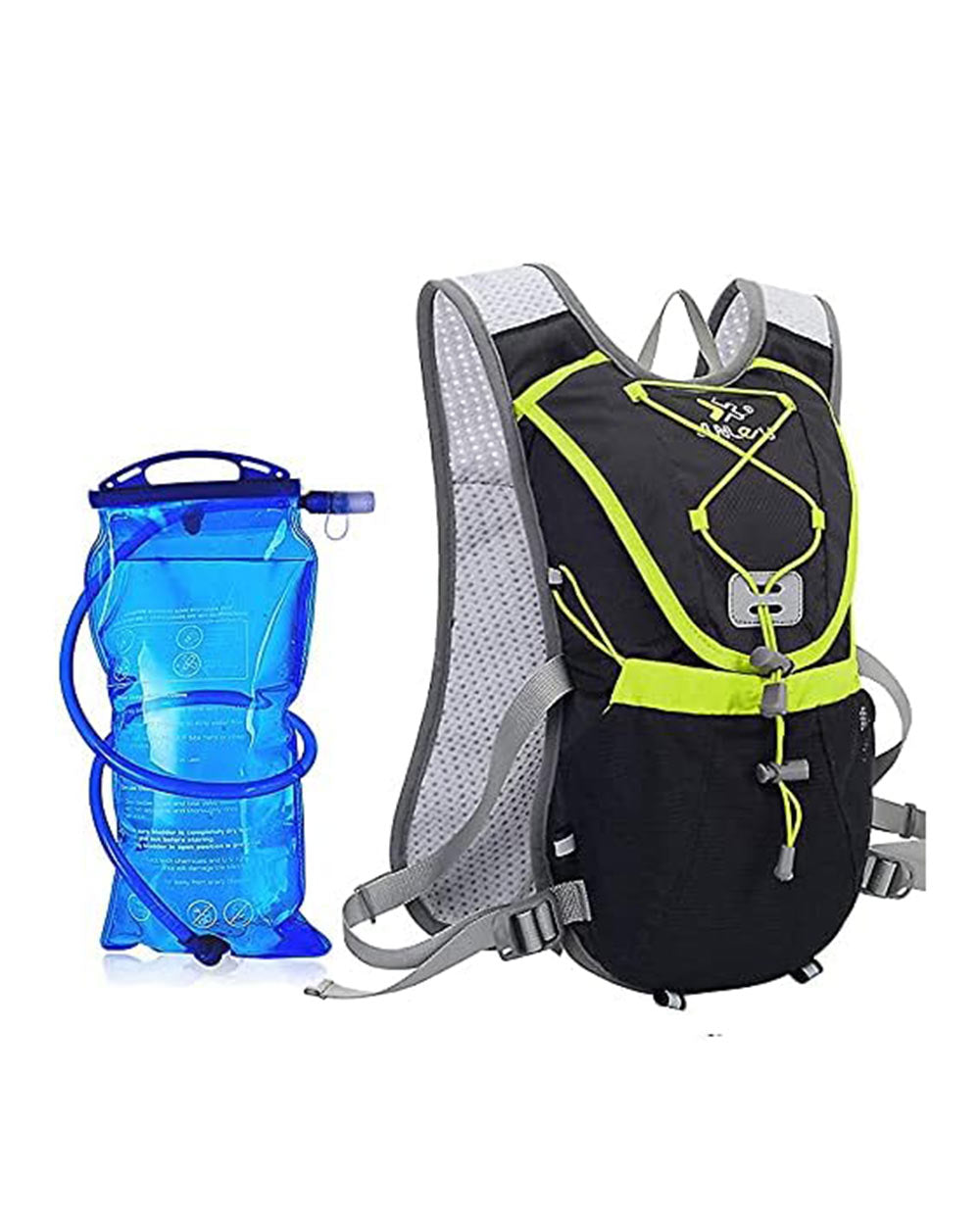 Hydration Vest Lightweight with 1.5L Hydration Bladder Black